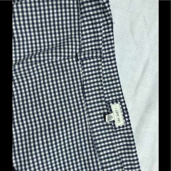 LOVE H21 NAVY & WHITE SKIRT - Picture 5 of 8